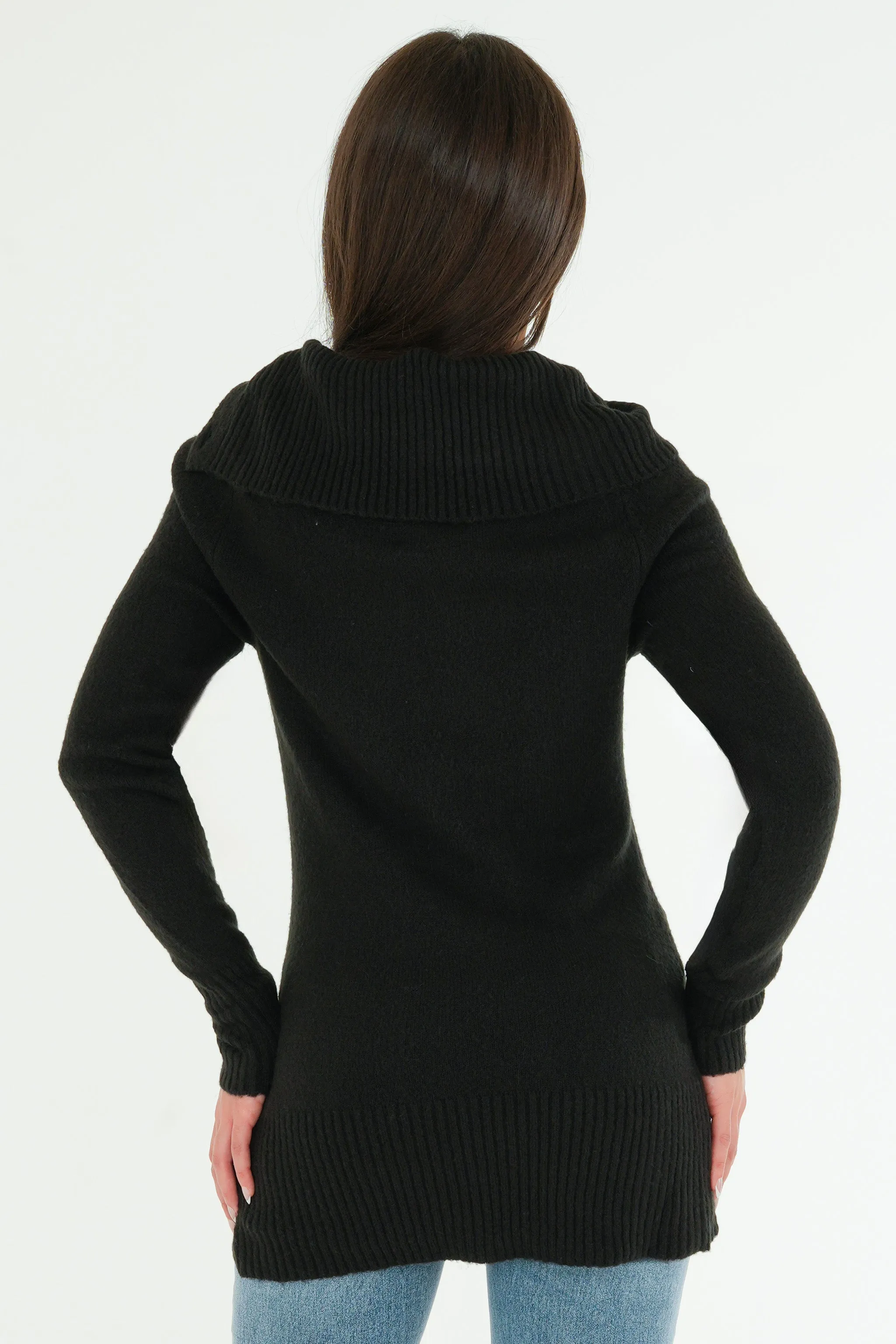 Split Neck Sweater