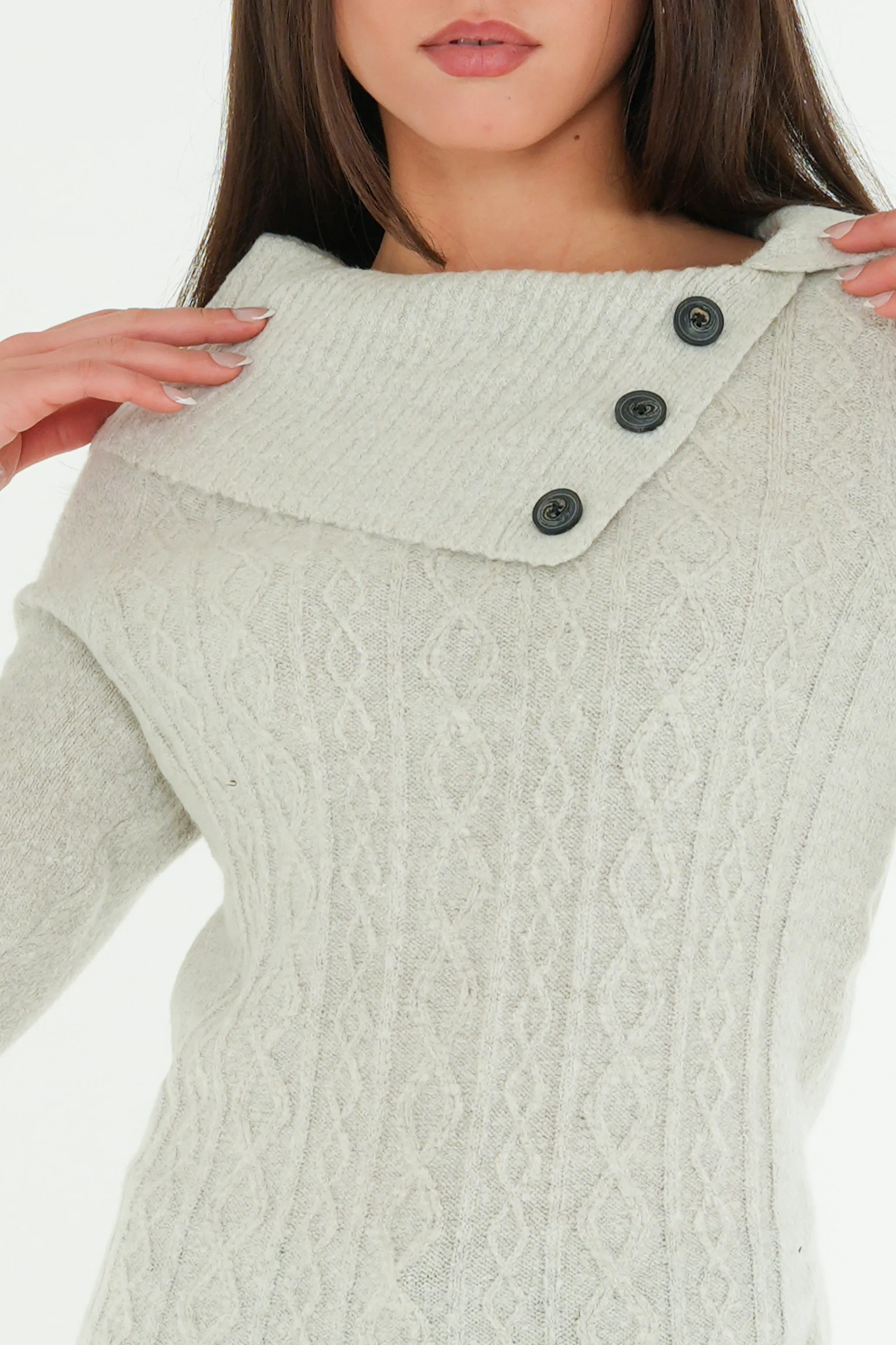 Split Neck Sweater