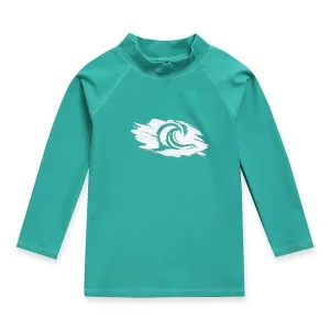 Surfer Green Rash Guard Top