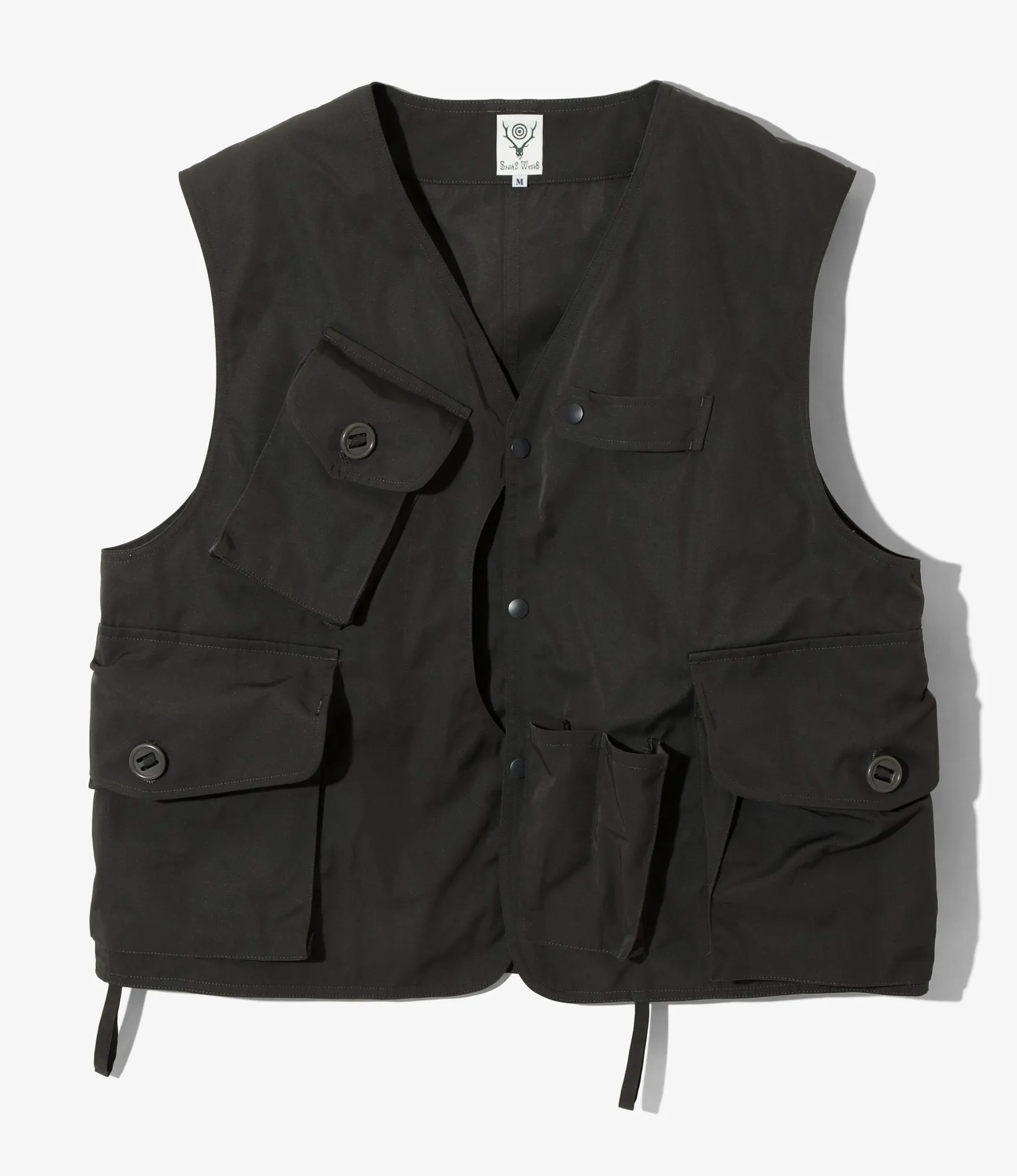 Tenkara Vest - Poly Gabardine - Charcoal