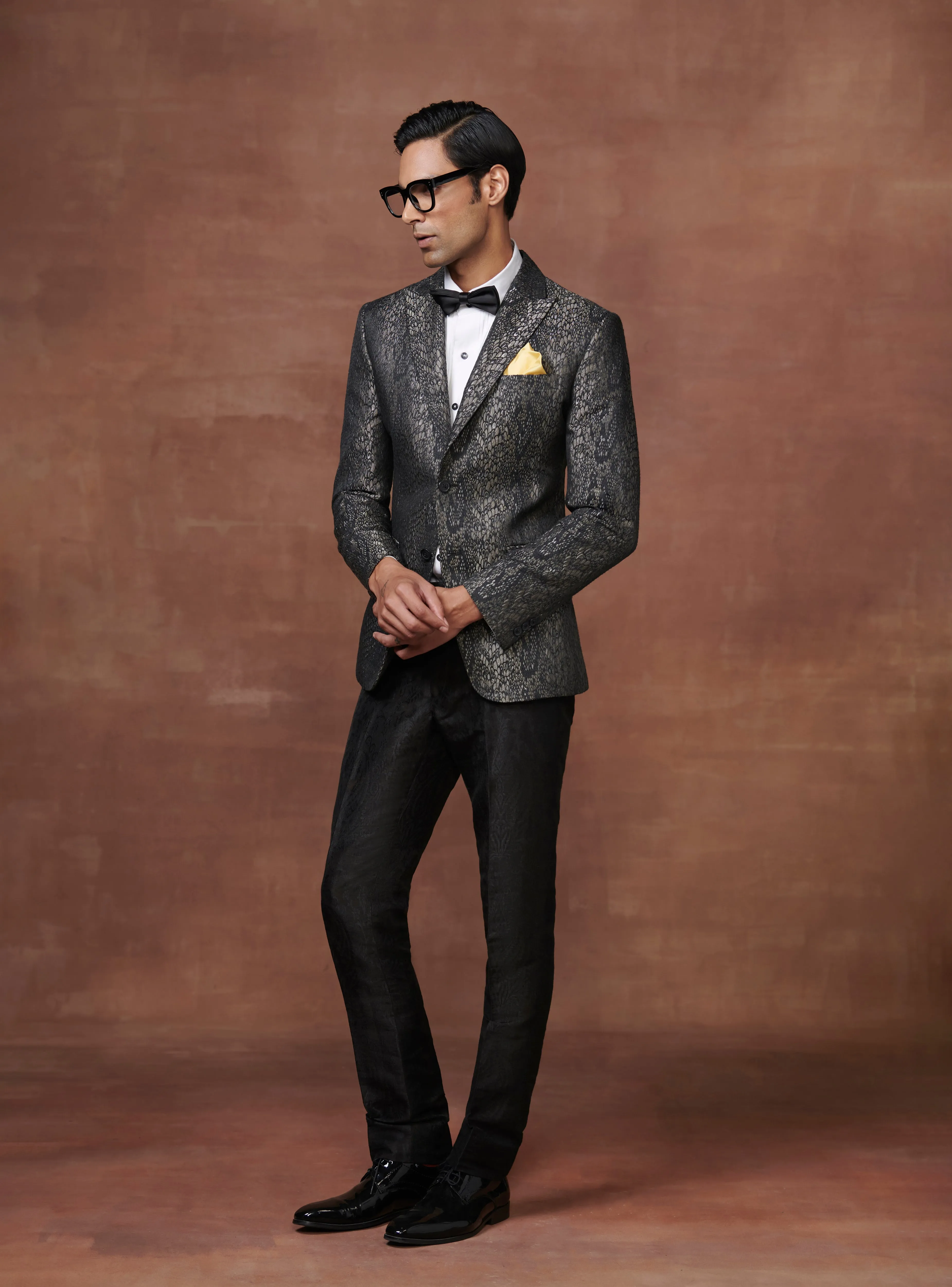 THE BESPOKE JACQUARD SYMPHONY TUXEDO JACKET