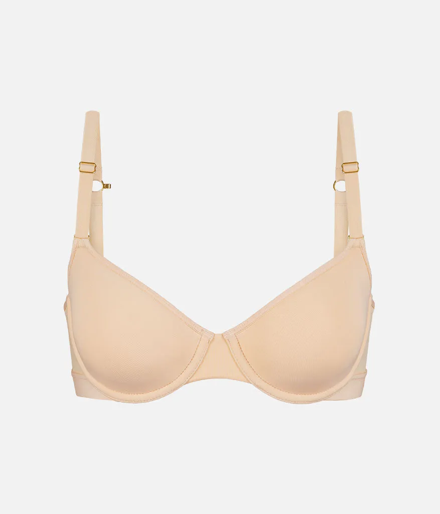 The Spacer Balconette Bra: Toasted Almond