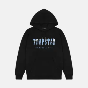 Trapstar Decoded Hoodie - Black/Ice Blue Camo