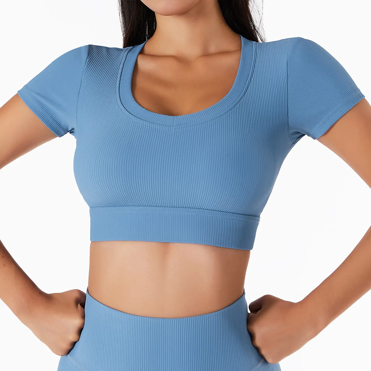 Wholesale Longline Padded Yoga Tank Tops