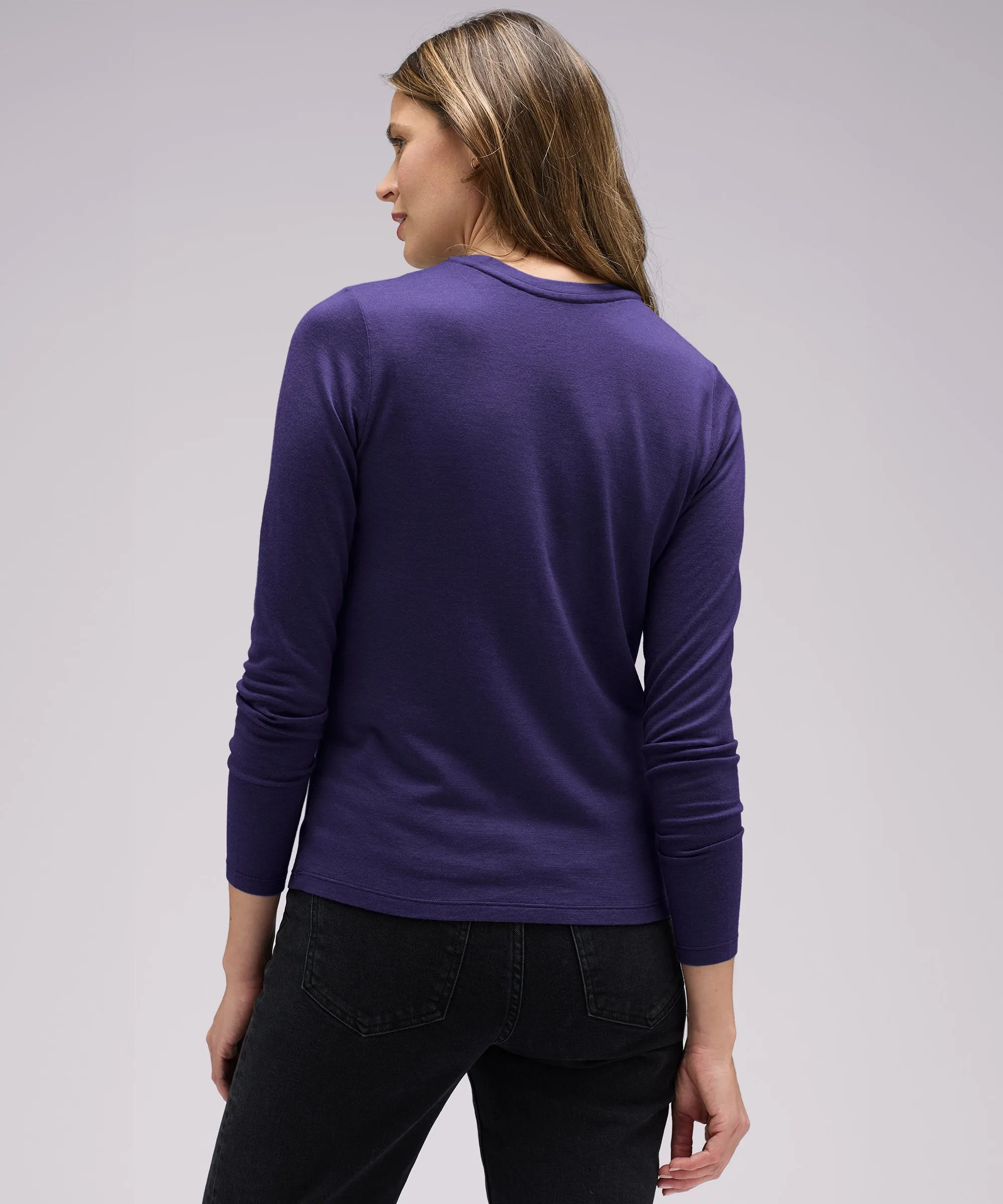 Women's Long Sleeve Merino Crew