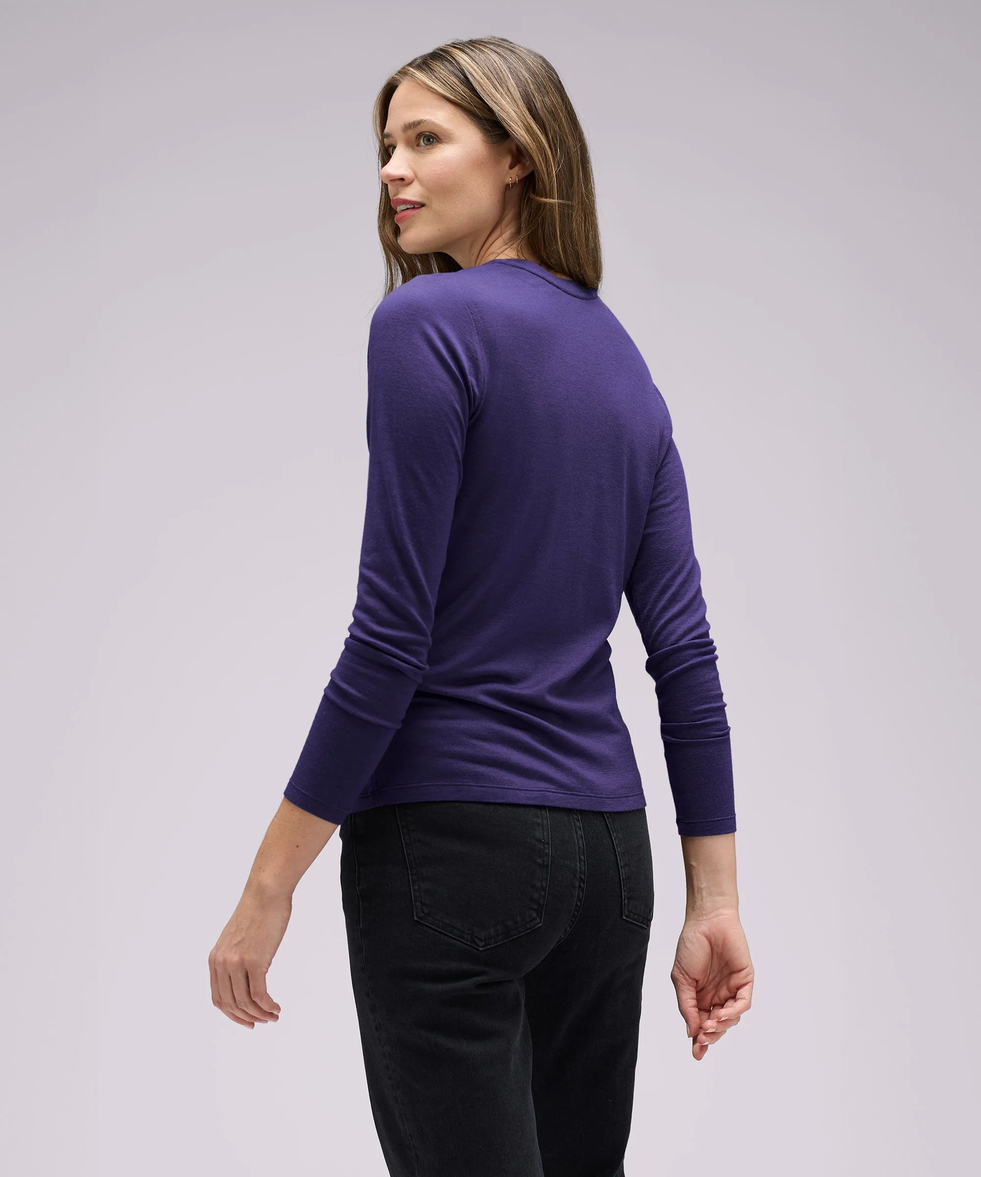 Women's Long Sleeve Merino Crew