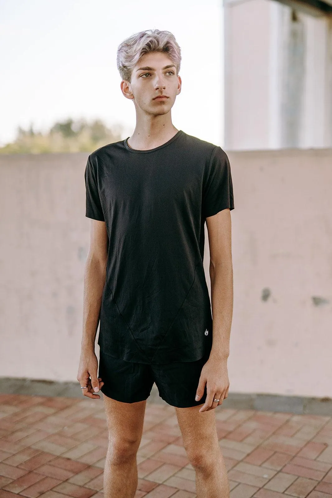 Youth Boys Black Classic Tee